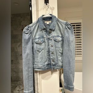 Chelsea and Violet Puff Sleeve Denim jacket